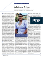 Mi Trabajo No Es Político, Es Social (Entrevista Adriana Arias)