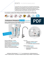 Datenblatt Wasserfilter BE WA3