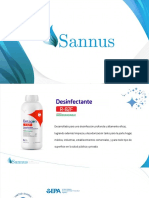 SANNUS - Desinfectante R82F - Presentación