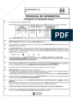 PROVA 04 - AUXILIAR TÉCNICO(A) DE INFORM¦TICA