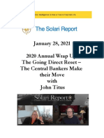 January 28, 2021 2020 Annual Wrap Up: The Going Direct Reset - The Central Bankers Make Their Move With John Titus