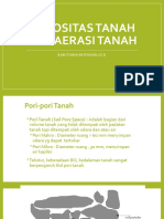 Porositas Tanah Dan Aerasi Tanah