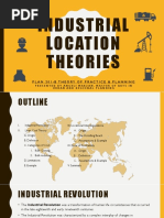 Industrial Location Theories