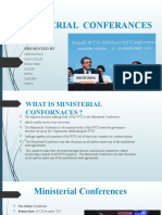 Ministerial Conferances