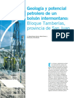 Bloque Tamberías, Provincia de San Juan: Geología y Potencial Petrolero de Un Bolsón Intermontano