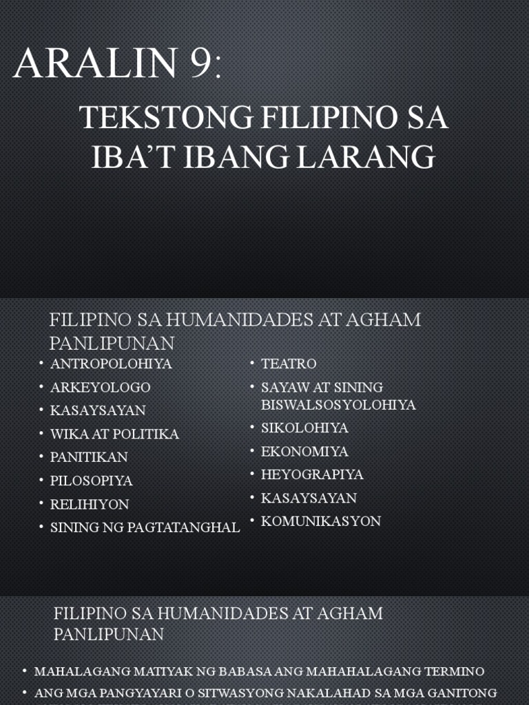 Filipino Report PPT | PDF