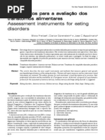 avaliação de transtorno alimentar