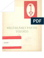 MSP Parti Tüzüğü