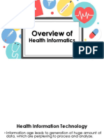 Lesson 4 Overview of Health Informatics Copy 1