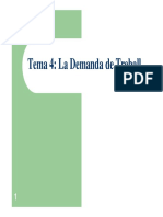 La Demanada de Trabajo - Economía Laboral Tema 4