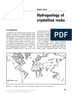Hydrogeology of Crystalline Rocks: Chapter Eleven