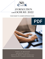 COMEDK 2022 Exam Brochure Notified On 11 March 2022