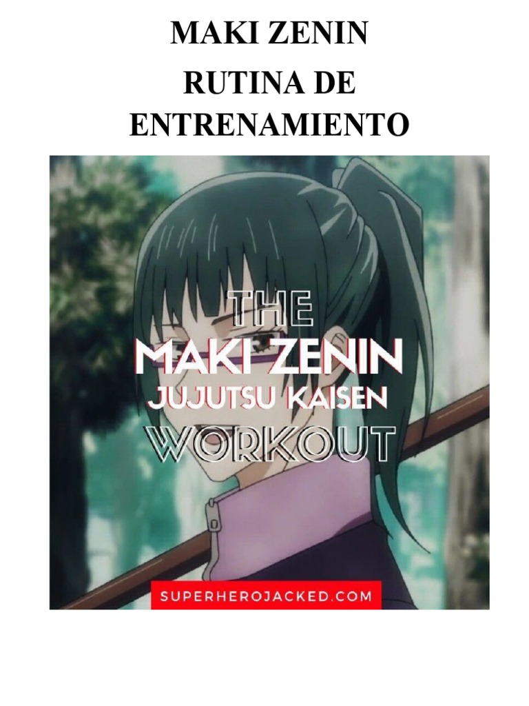 Rutina de Maki Zenin | PDF