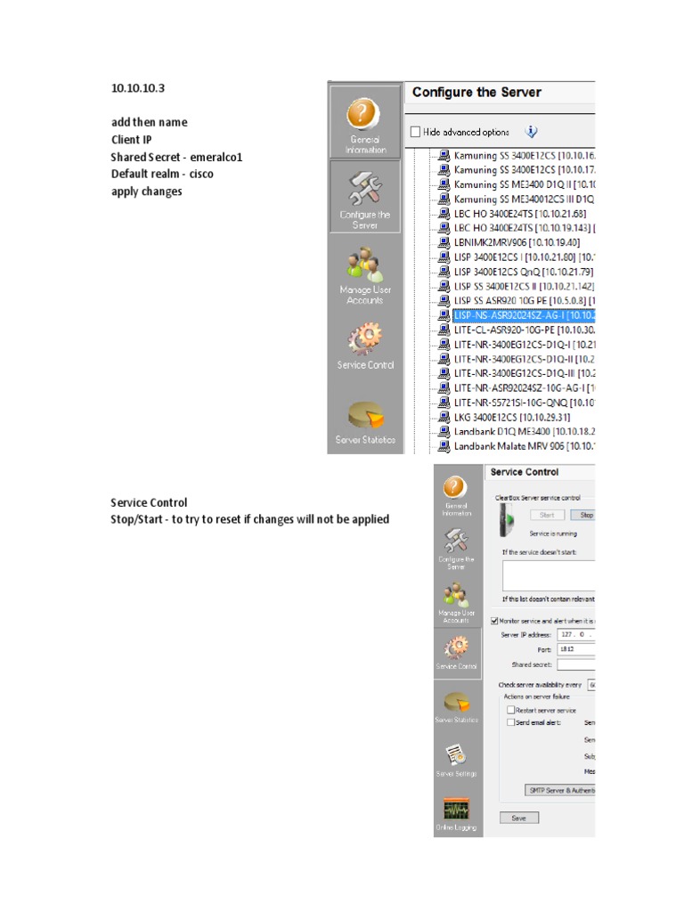 Network Configuration Document Detailing VLAN Mapping and Interface