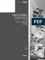 Data Sheet: Thin Film Chip Resistors