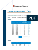 Funciones Logicas - Ejercicios