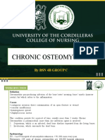 Chronic Osteomyelitis: by BSN 4B Group C