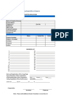 (Annex A) Chapter Application