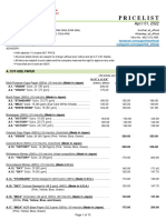 Pli Pricelist - April 01, 2022