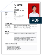 Curriculum Vitae: Personal Data