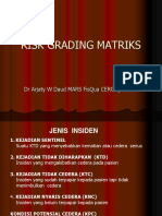 Analisa Risiko Menggunakan Risk Grading Matriks 2022