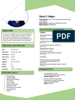 Elynor C. Magno: Educational Attainment