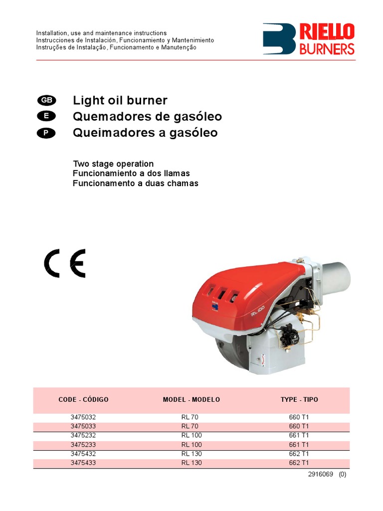 riello_rl70technicalmanual PDF Pump Valve