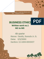Business Ethics WW1 Q4