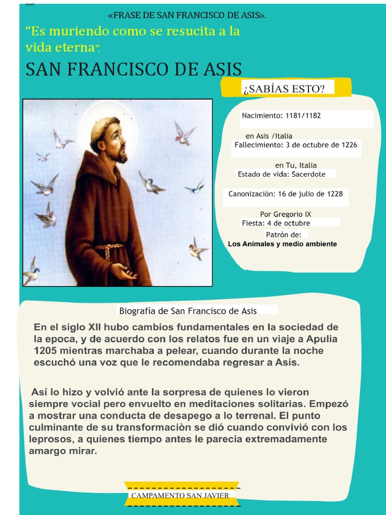 San Francisco de Asis PDF - 1