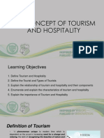 Week2-The Concept of Tourism and Hospitality