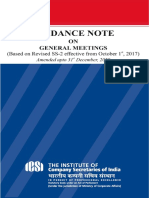 Guidance Notes On General Meetings 31122020