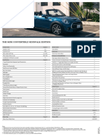 The Mini Convertible Sidewalk Edition.: Technical Data Cooper S Interior Colour Cooper S