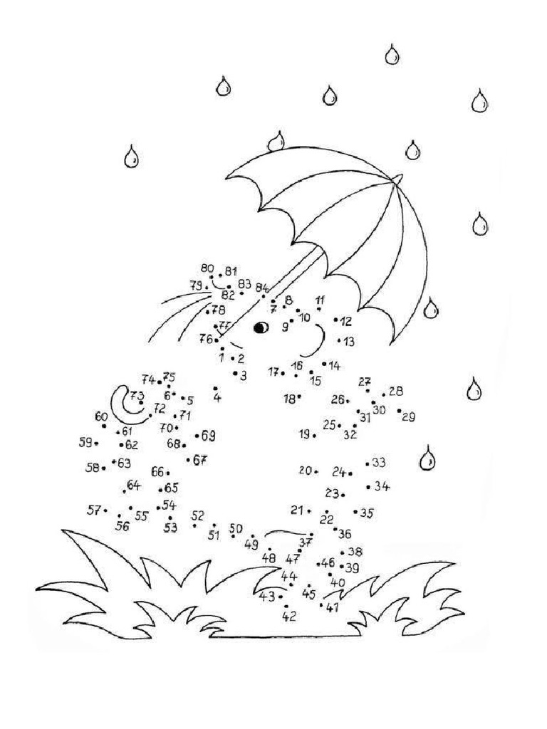 Dibujo Unir Numeros 1 | PDF
