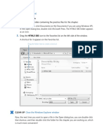 Select File - Open - Navigate To The Folder Containing The Practice Files For This Chapter