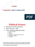 Types of State and Forms of Government