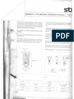 Adjustement of Comb. Pressure