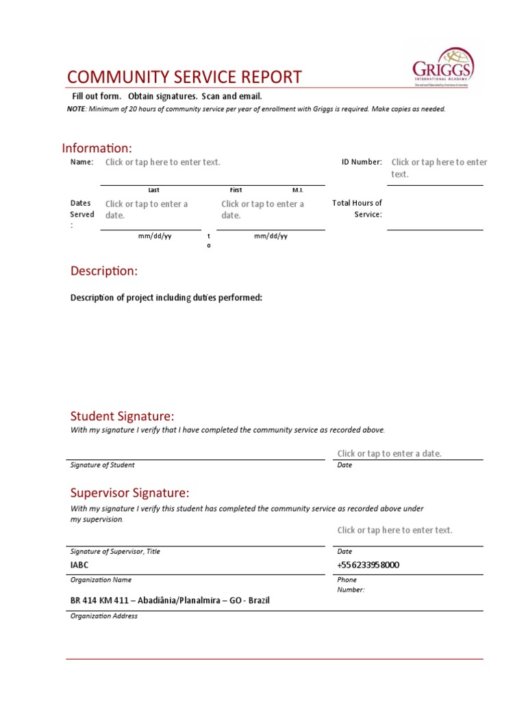 community-service-report-information-pdf