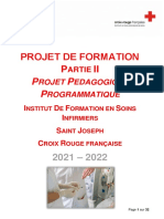 Projet Pedagogique Ifsi 2021-2022