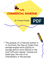 Commercial Banking: Dr. Firman Pribadi