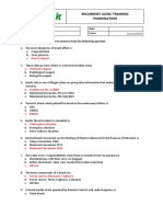 Examination For Recu AVSEC Training.