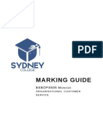 Marking Guide: Bsbops505 M