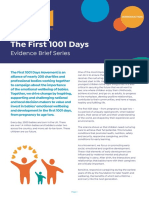 The First 1001 Days: Evidence Brief Series