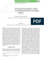 Generalized Finite Element Formulation of Fiber Beam Elements For Distributed Plasticity in Multiple Regions