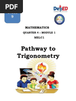 Pathway To Trigonometry: Grade 9