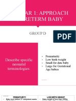 Approach To Preterm Baby