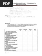 GE5-Purposive Communication - Module 3 - Communication in Multicultural Contexts