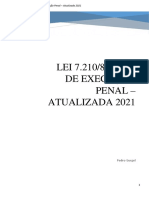 Lei de Execução Penal - Letra de Lei