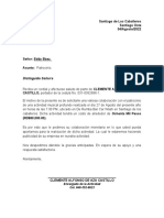Carta de Patrocionio WINSTON CASTILLO (EL LOBO DE LA BACHATA) .
