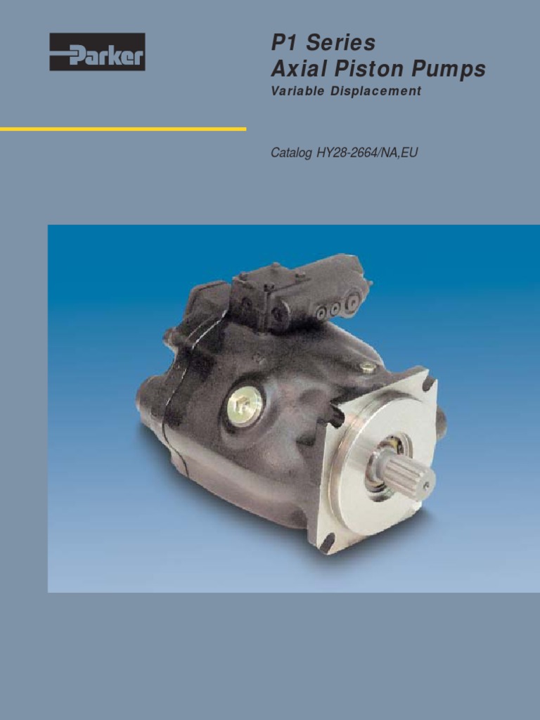 Parker (P1) Hydraulic Piston Pumps, Axial Piston Pumps, Variable ...