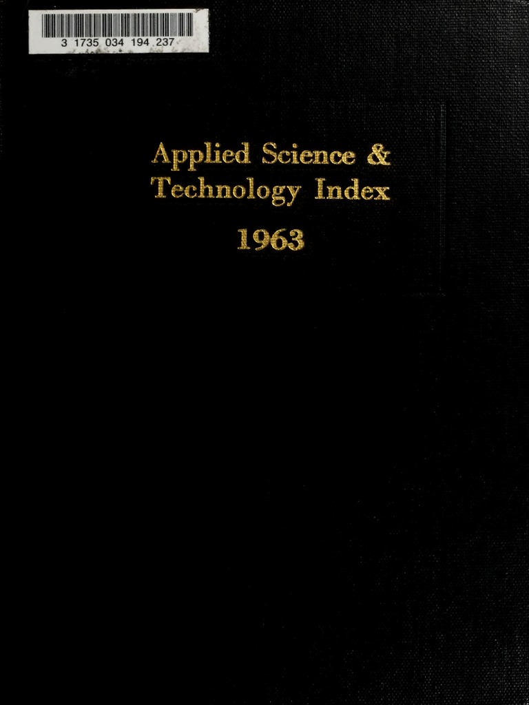 Applied 1963 Science Teh Wwi Rich PDF Engineering Aerospace Engineering